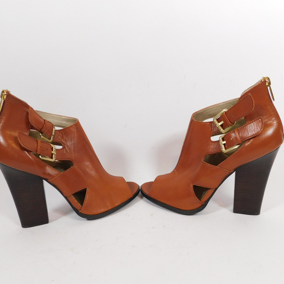 Guess Women's Brown Peeptoe Heels CL2719 0120 - Picture 3 of 8